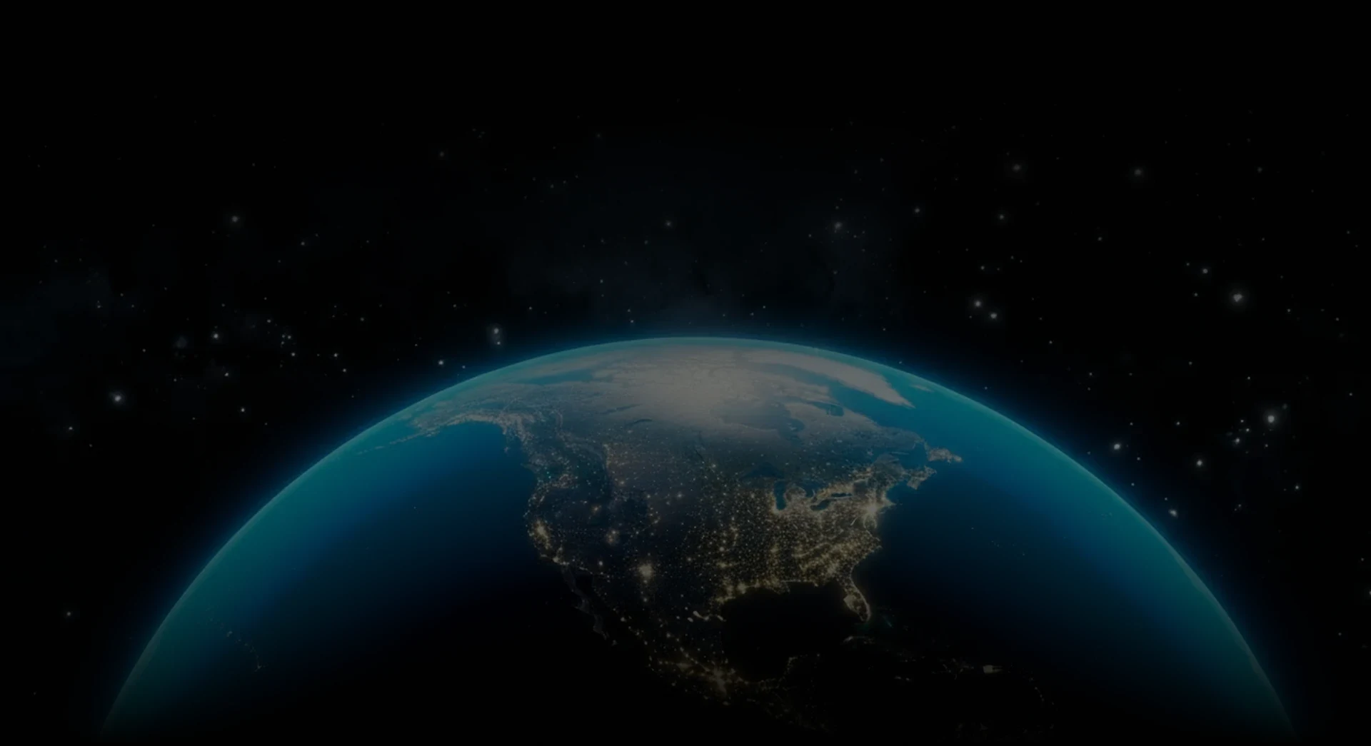 Earth centered on North America