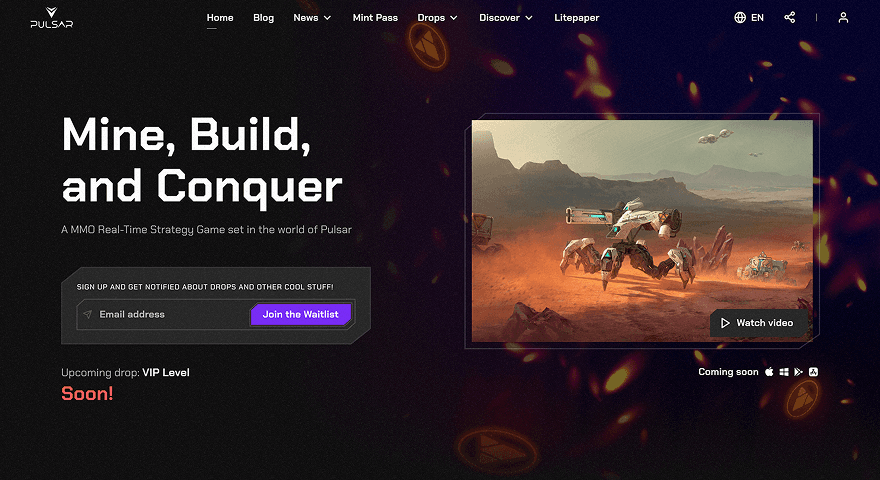 Mine, Build, and Conquer. Real-Time Strategy Game