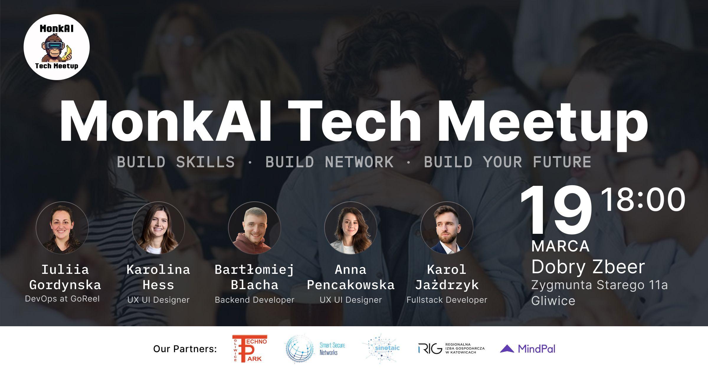 Kolejna edycja MonkAI Tech Meetup już wkrótce!