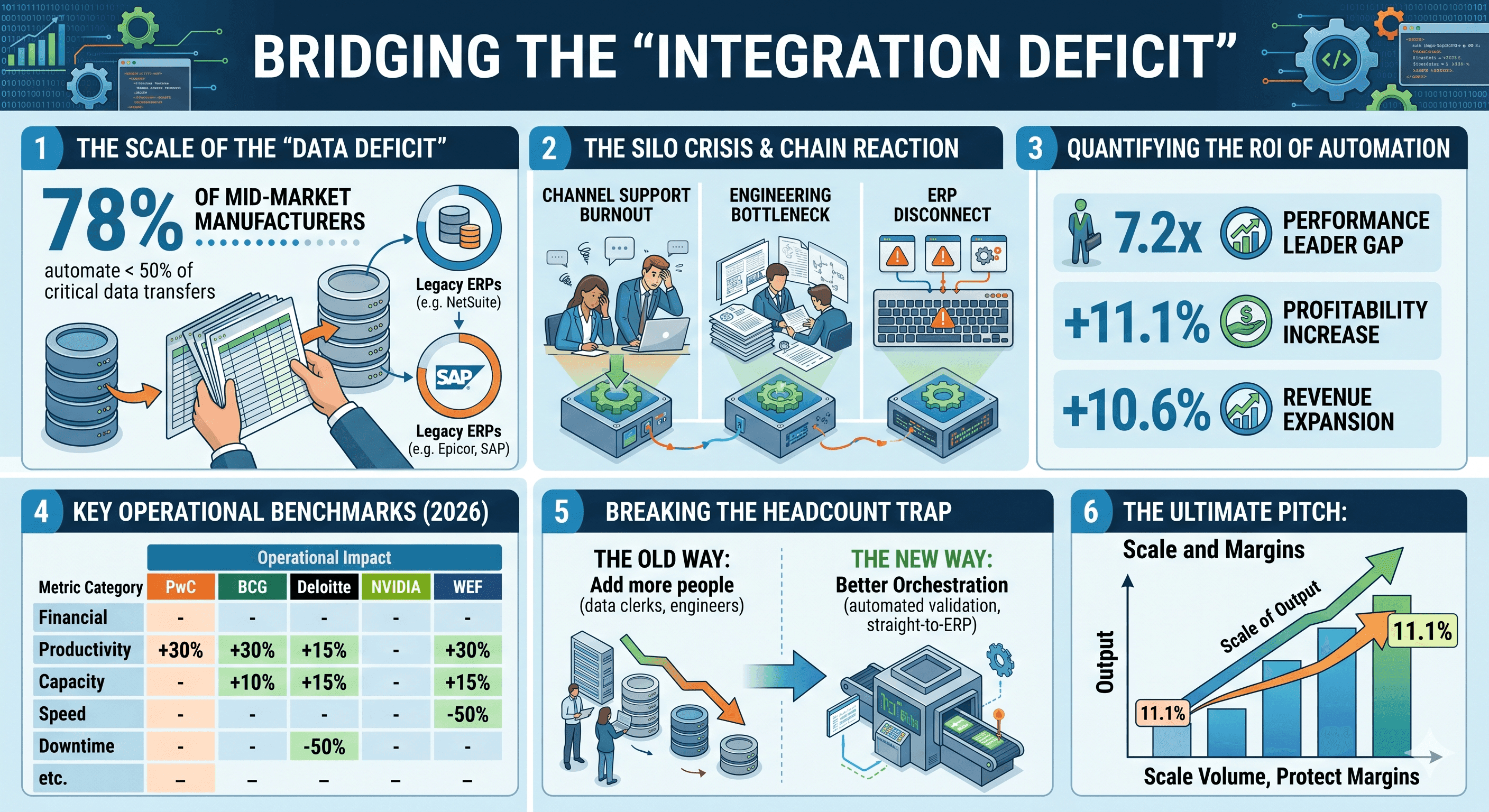 Bridging the "Integration Deficit": Why Mid-Market Manufacturers are Turning to Workflow Automation