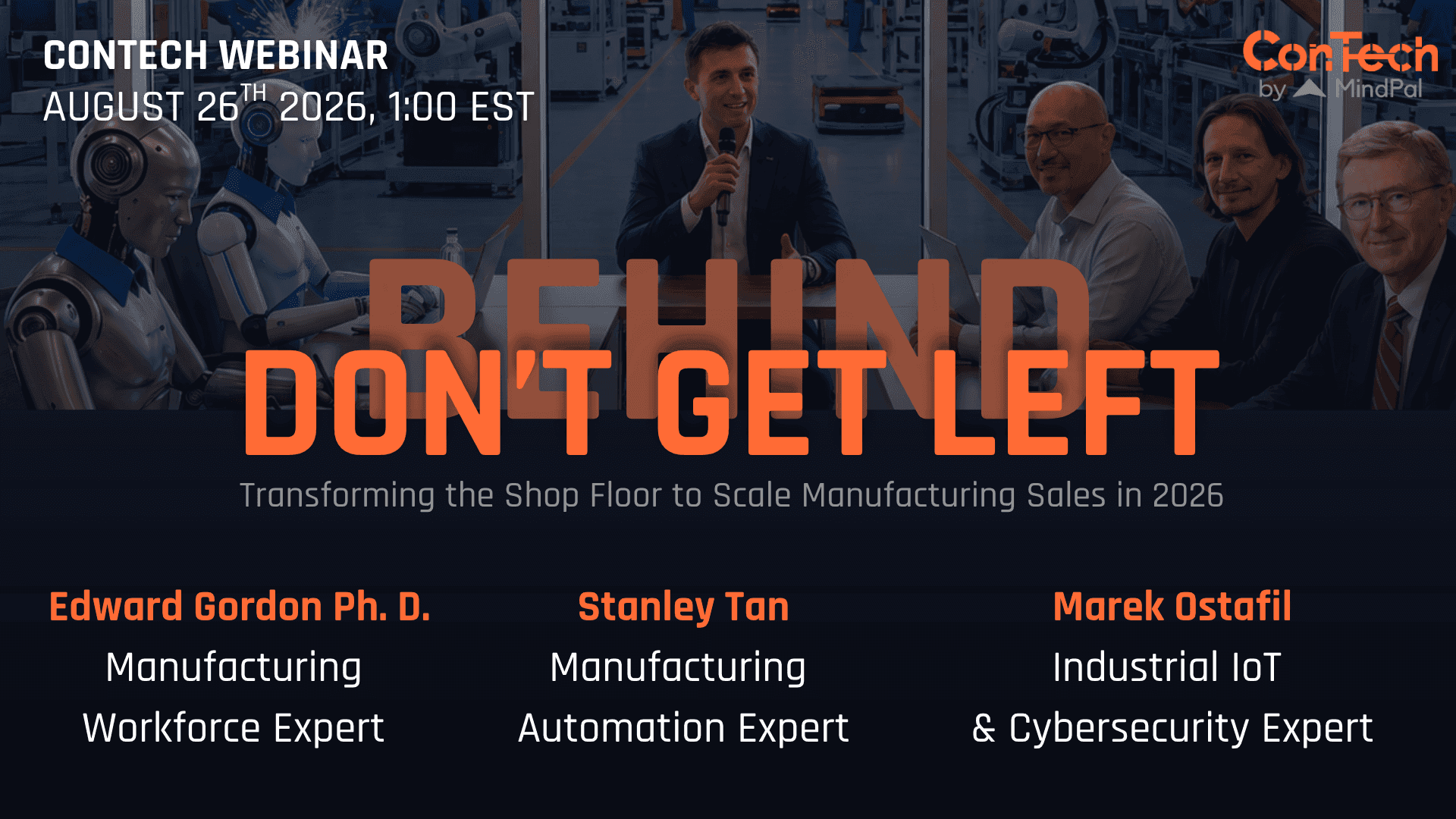 ConTech by MindPal Announces 2nd Executive Webinar to Address the 2-Million Blue-Collar Labor Deficit and Scale Manufacturing Sales in 2026
